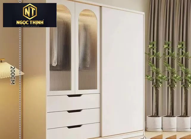 Tủ quần áo có kính chất lượng hiện đại tại